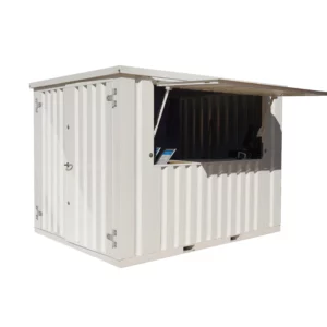 Contenedor de barra extraíble XL 3 × 2 metros White RAL 9016-Nuevo