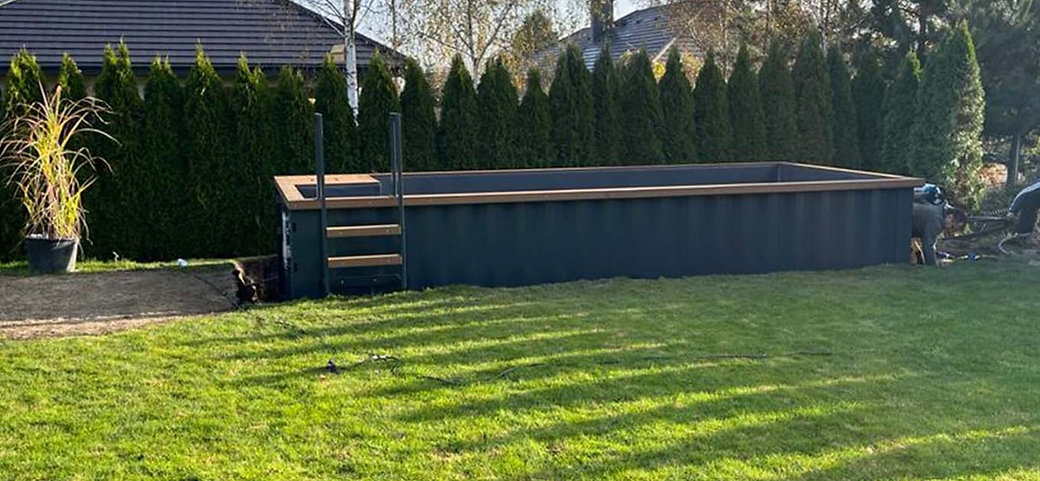 Contenedor de piscina 6.2mx 2.5m listo para usar, paquete de confort-Nuevo - Image 5