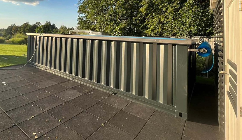 Contenedor de piscina 6.2mx 2.5m listo para usar, paquete de confort-Nuevo - Image 3