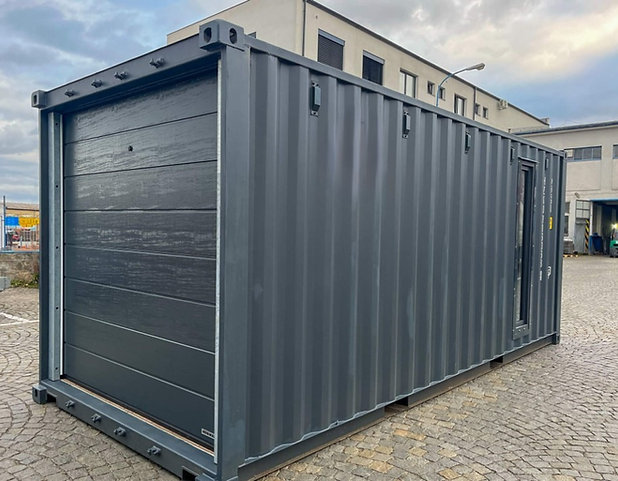 Contenedor marítimo 20 'con puertas de garaje seccionales-Nuevo - Image 11