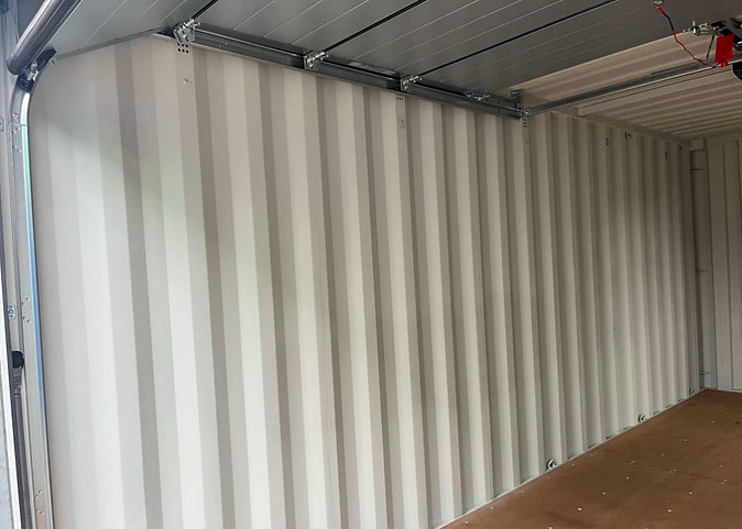 Contenedor marítimo 20 'con puertas de garaje seccionales-Nuevo - Image 9