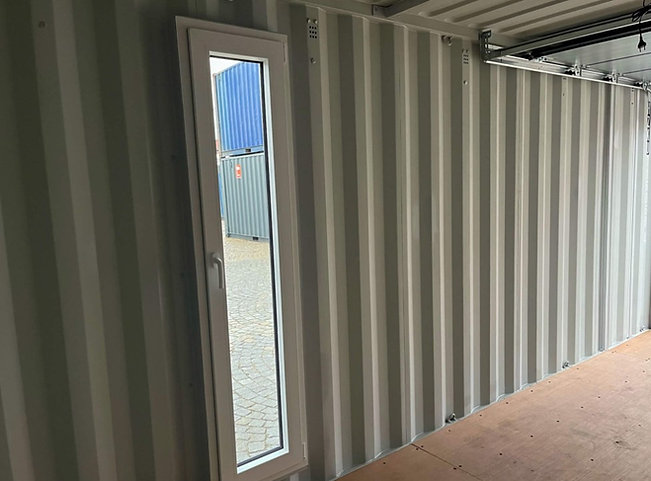 Contenedor marítimo 20 'con puertas de garaje seccionales-Nuevo - Image 7