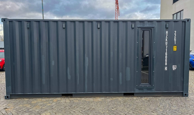 Contenedor marítimo 20 'con puertas de garaje seccionales-Nuevo - Image 4