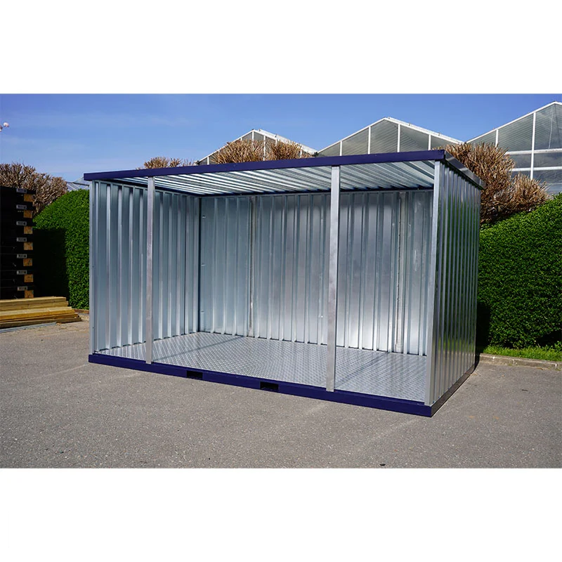 4 x 2 metros de jardín cobertizo abierto al lado largo 16 pies Ral5011-Nuevo - Image 5