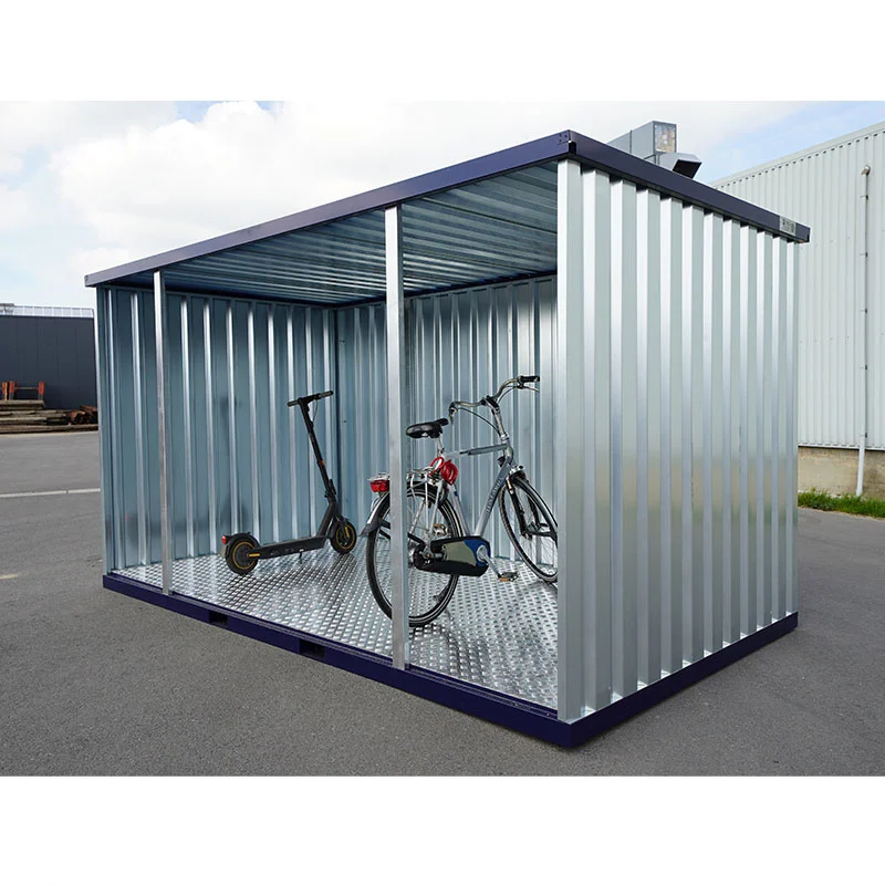 4 x 2 metros de jardín cobertizo abierto al lado largo 16 pies Ral5011-Nuevo - Image 6